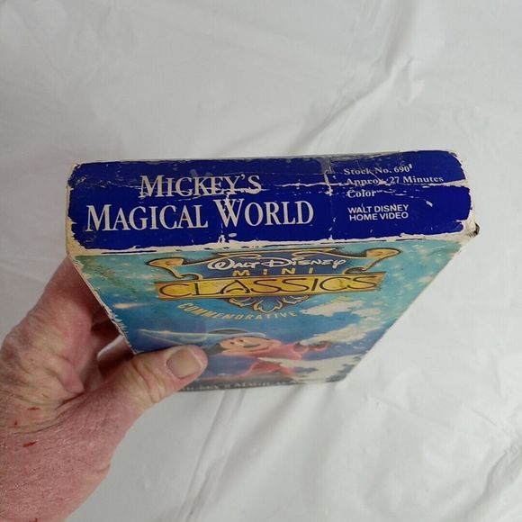 Walt Disney Classics Commemorative Edition Mickey's Magical World VHS - Picture 3 of 8